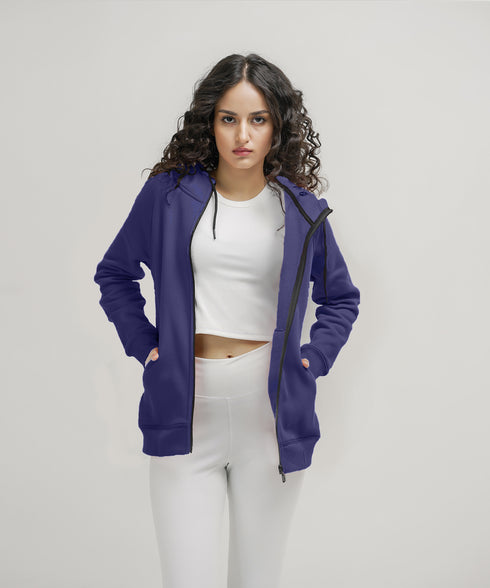 Women's Basic Zipper Hoodie